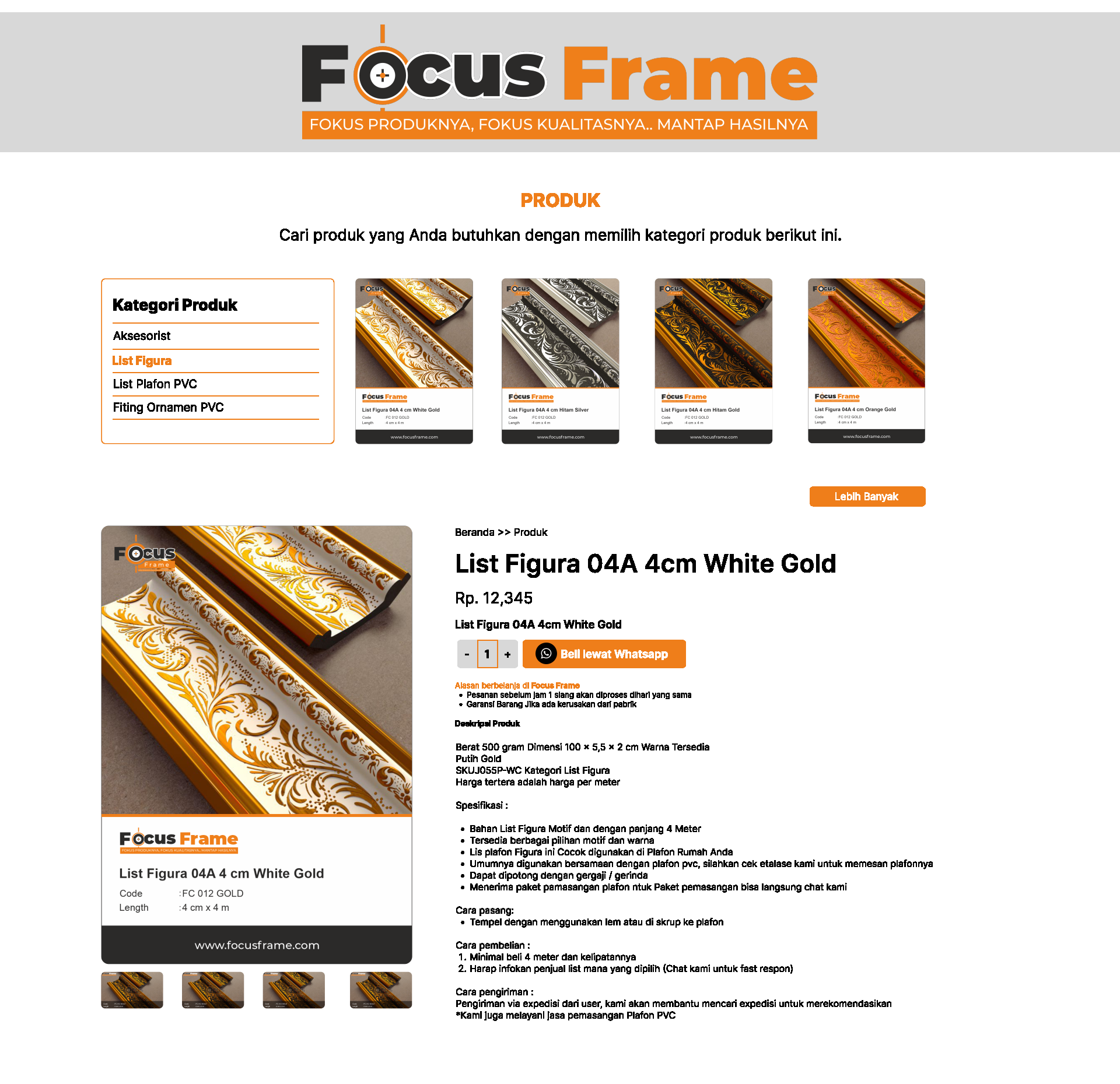 Promosi Focus Frame